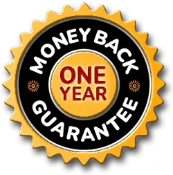 RhythmONE 365 day money back guarantee seal