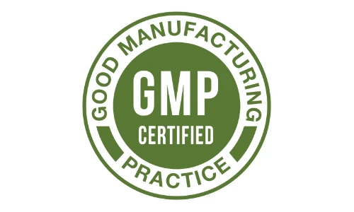 RhythmONE GMP manufacturing badge